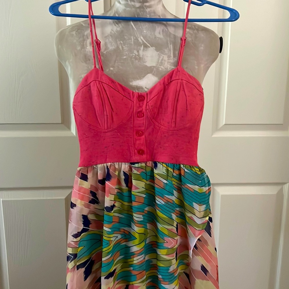 Asymmetrical Pattered Dress